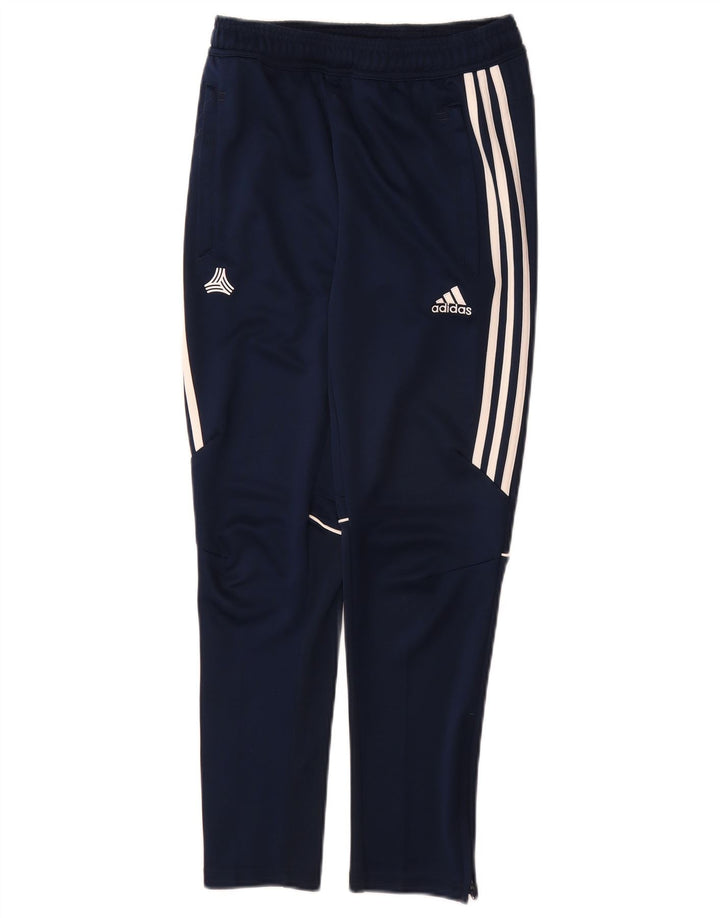 ADIDAS Boys Climacool Tracksuit Trousers 11-12 Years  Navy Blue Polyester