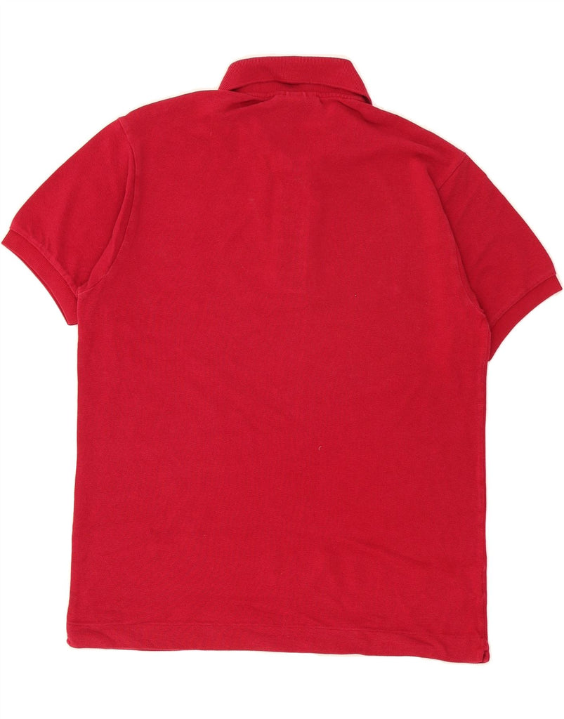 LACOSTE Mens Classic Fit Polo Shirt Size 4 Medium Red Cotton Vintage Lacoste and Second-Hand Lacoste from Messina Hembry 
