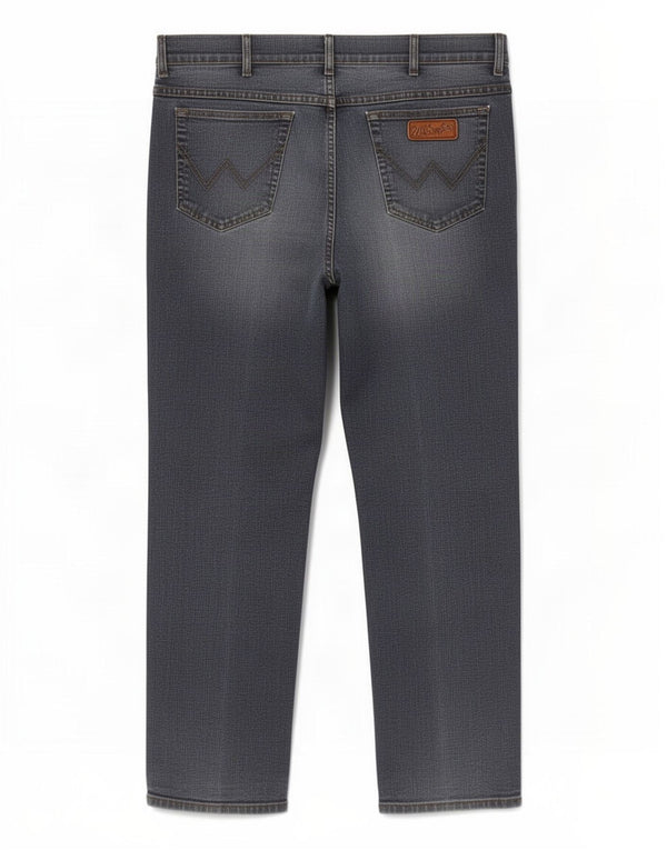 Wrangler Mens Texas Stretch Straight Jeans W40 L30 Blue Cotton