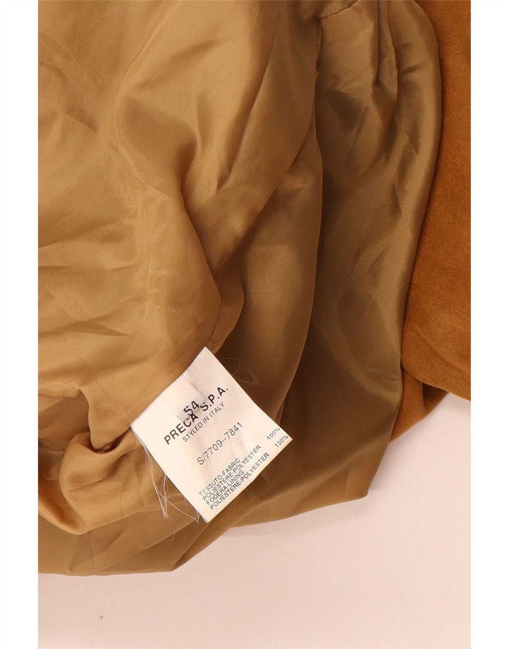 Porto Di Panama Mens Bomber Jacket IT 54 2XL Beige Polyester