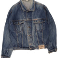 Pioneer Mens Denim Jacket UK 38 Medium Blue