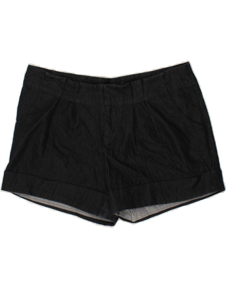 MOSSIMO Womens Hot Pants US 12 Large W34 Black Cotton Vintage Mossimo and Second-Hand Mossimo from Messina Hembry 