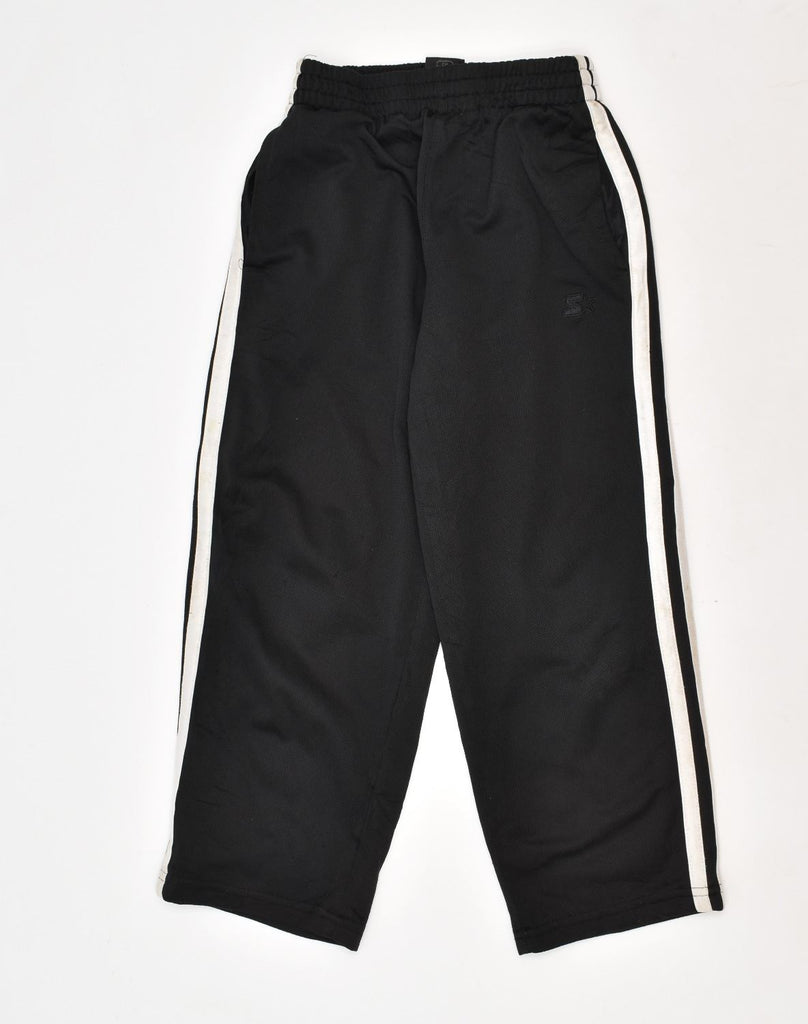 STARTER Boys Tracksuit Trousers 6-7 Years Small Black Polyester | Vintage Starter | Thrift | Second-Hand Starter | Used Clothing | Messina Hembry 