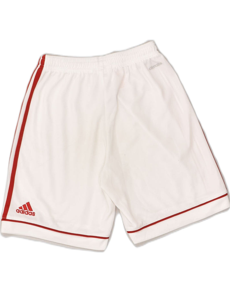 ADIDAS Boys Sport Shorts 11-12 Years White Polyester | Vintage Adidas | Thrift | Second-Hand Adidas | Used Clothing | Messina Hembry 