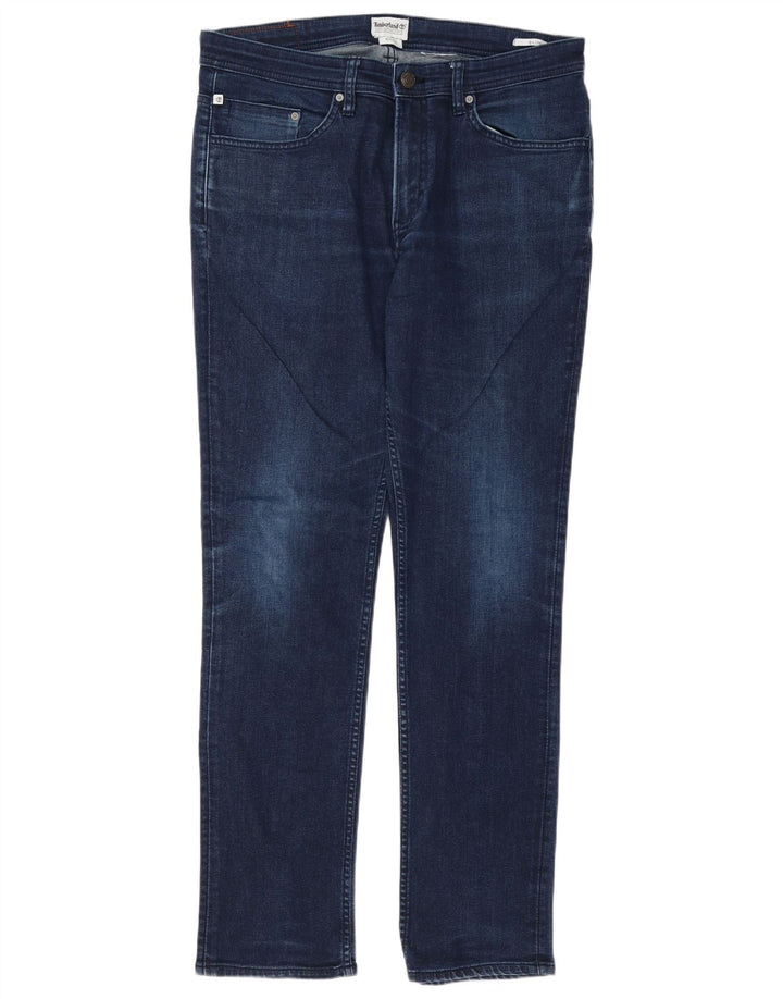 Timberland Mens Slim Jeans W34 L34 Navy Blue