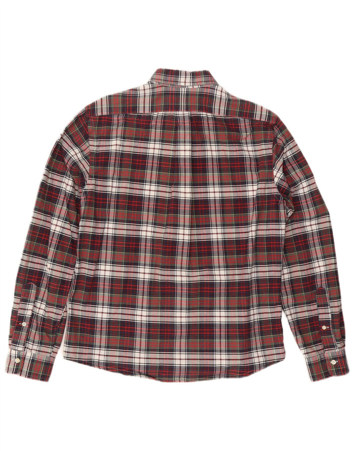 RALPH LAUREN Mens Flannel Shirt Medium Multicoloured Check Cotton