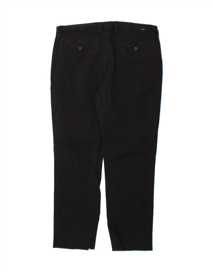 J. CREW Mens Flex Slim Chino Trousers W36 L30 Black Cotton Vintage J. Crew and Second-Hand J. Crew from Messina Hembry 