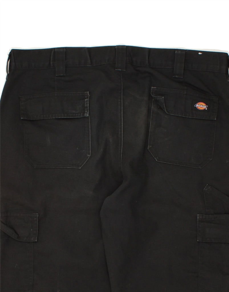 DICKIES Mens Straight Cargo Trousers W38 L31 Black Cotton Vintage Dickies and Second-Hand Dickies from Messina Hembry 