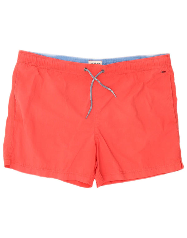 Tommy Hilfiger Mens Swimming Shorts Large Red