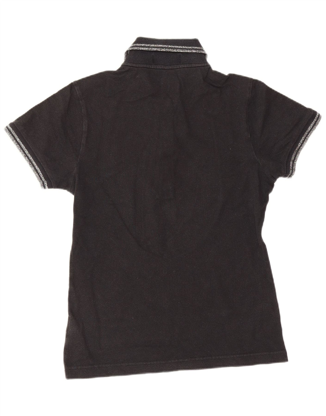 Fred Perry Womens Polo Shirt UK 10 Small Black Cotton
