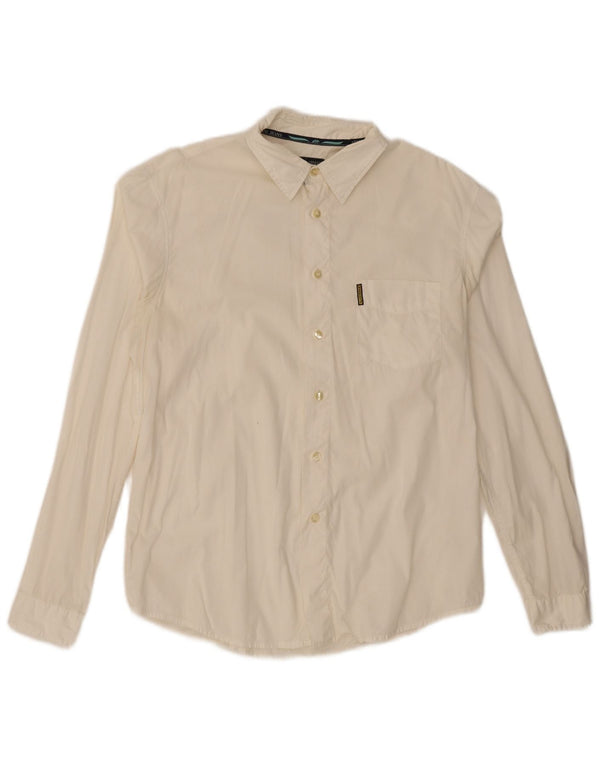 ARMANI JEANS Mens Shirt Medium White