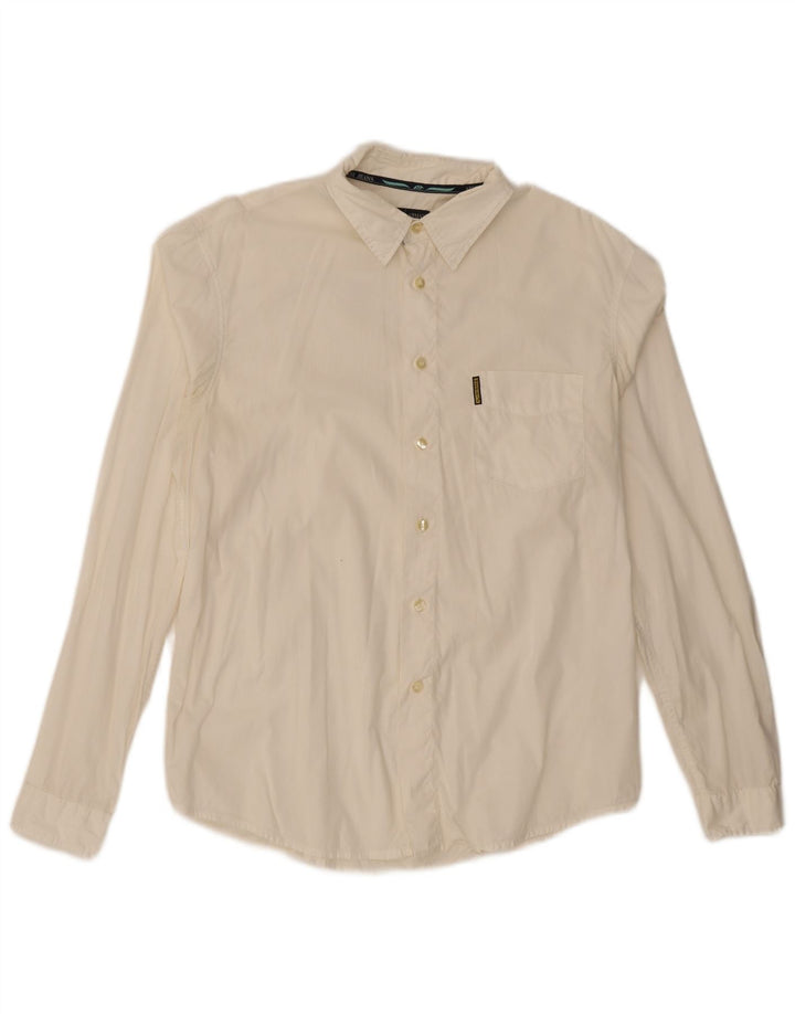 ARMANI JEANS Mens Shirt Medium White