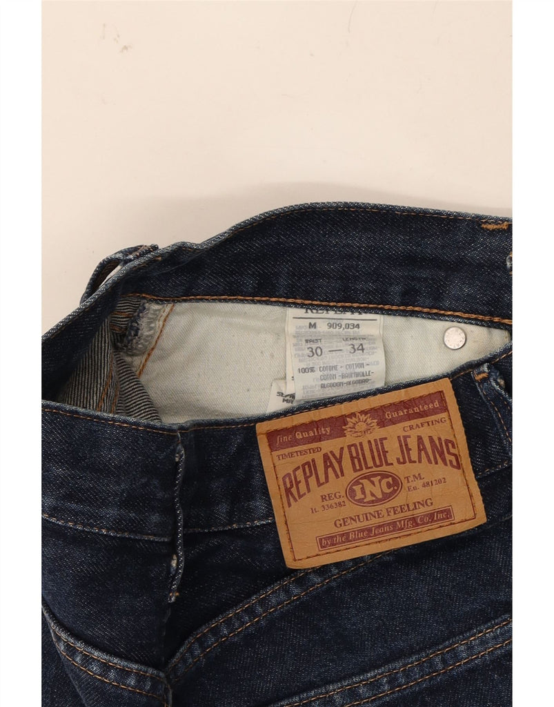 REPLAY Womens Slim Jeans W30 L34 Blue Cotton Vintage Replay and Second-Hand Replay from Messina Hembry 