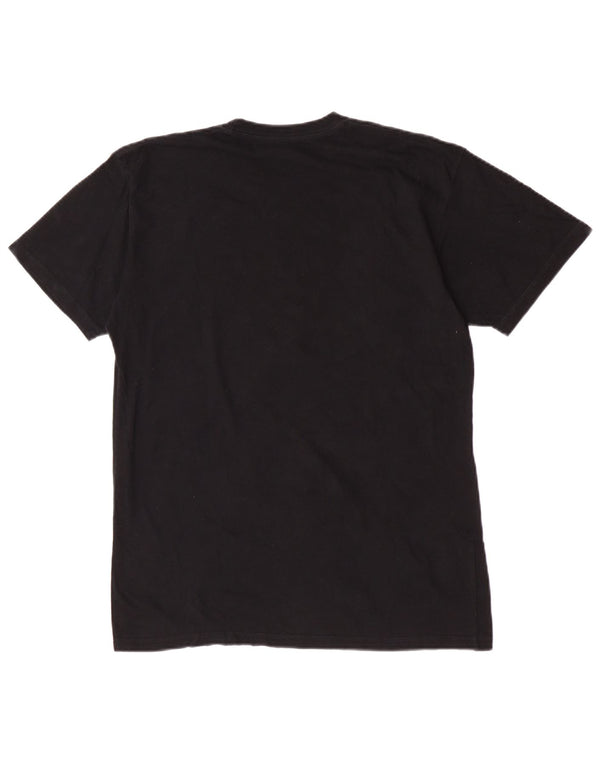 Hard Rock Cafe Mens London Graphic T-Shirt Top Medium Black Cotton