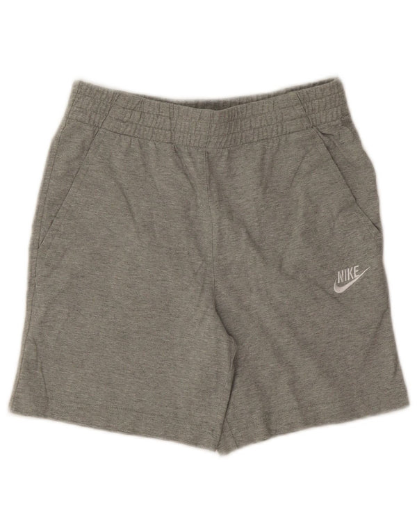 Nike Boys Sport Shorts 12-13 Years Large Grey Flecked Cotton