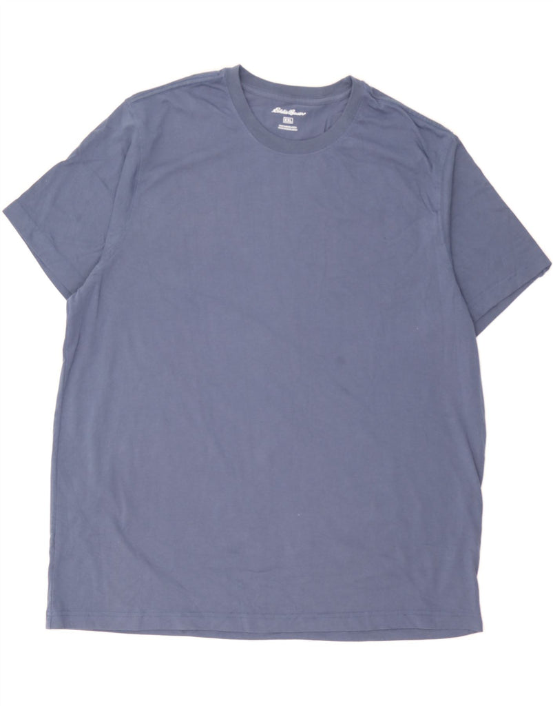 EDDIE BAUER Mens T-Shirt Top XL Navy Blue Cotton Vintage Eddie Bauer and Second-Hand Eddie Bauer from Messina Hembry 