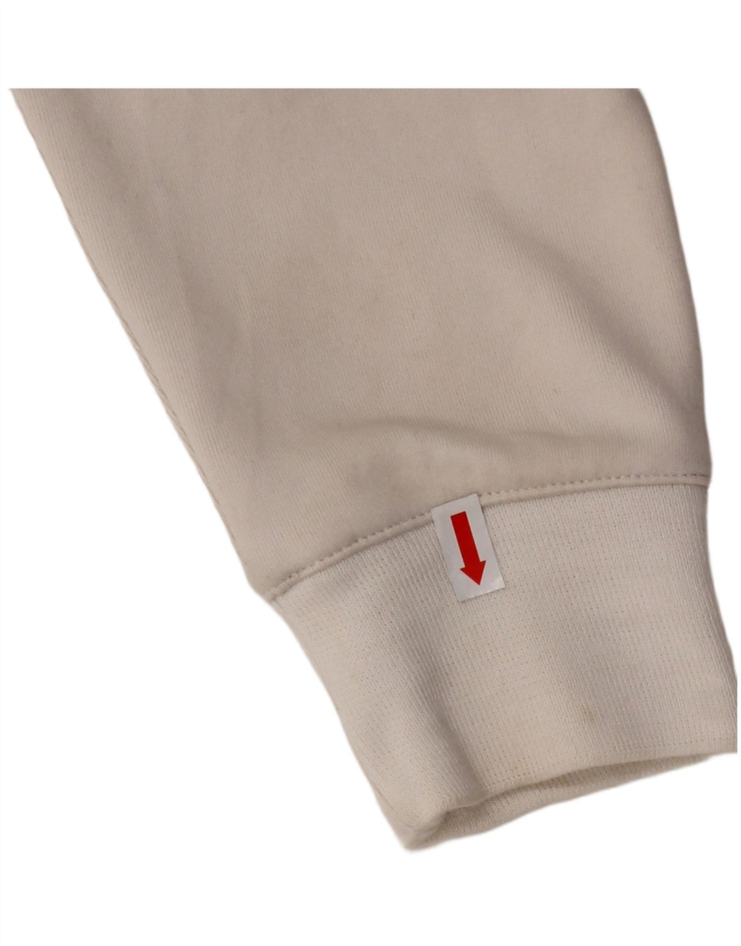 ASICS Womens Tracksuit Top Jacket UK 14 Medium White Colourblock