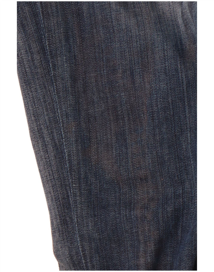 LEVI'S Womens Slim Jeans W33 L31 Navy Blue Cotton