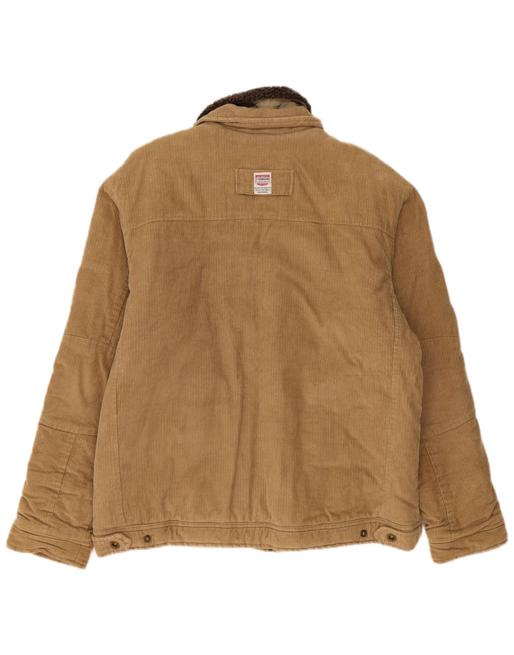 Tom Tompson Mens Corduroy Jacket UK 40 Large Beige Cotton