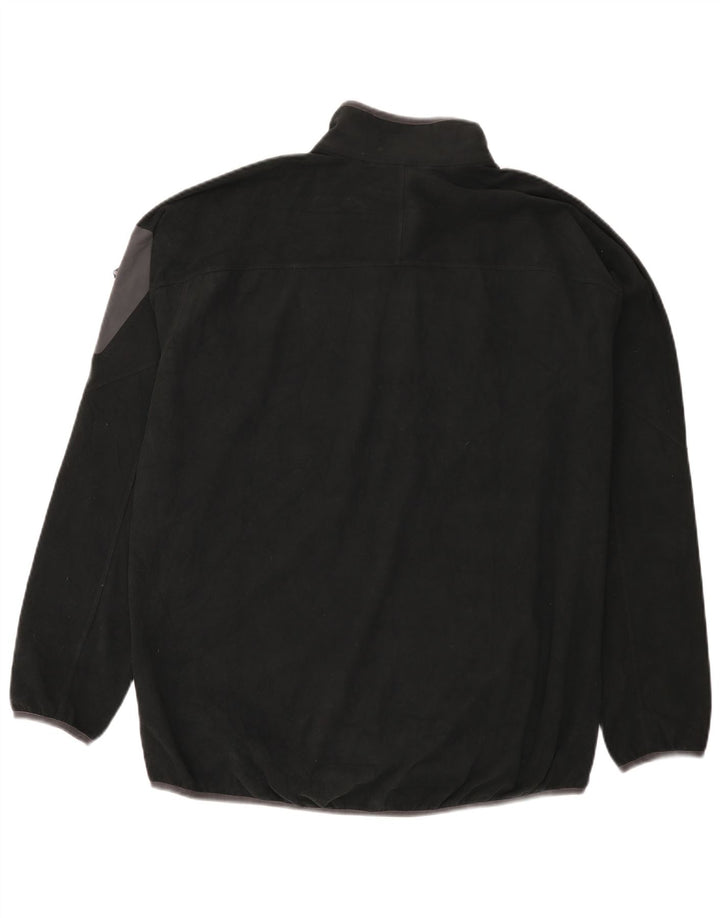 Berghaus Mens Zip Neck Fleece Jumper 2XL Black Polyester