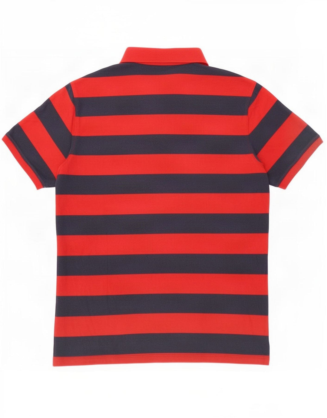 Timberland Mens Polo Shirt Medium Red Striped Cotton