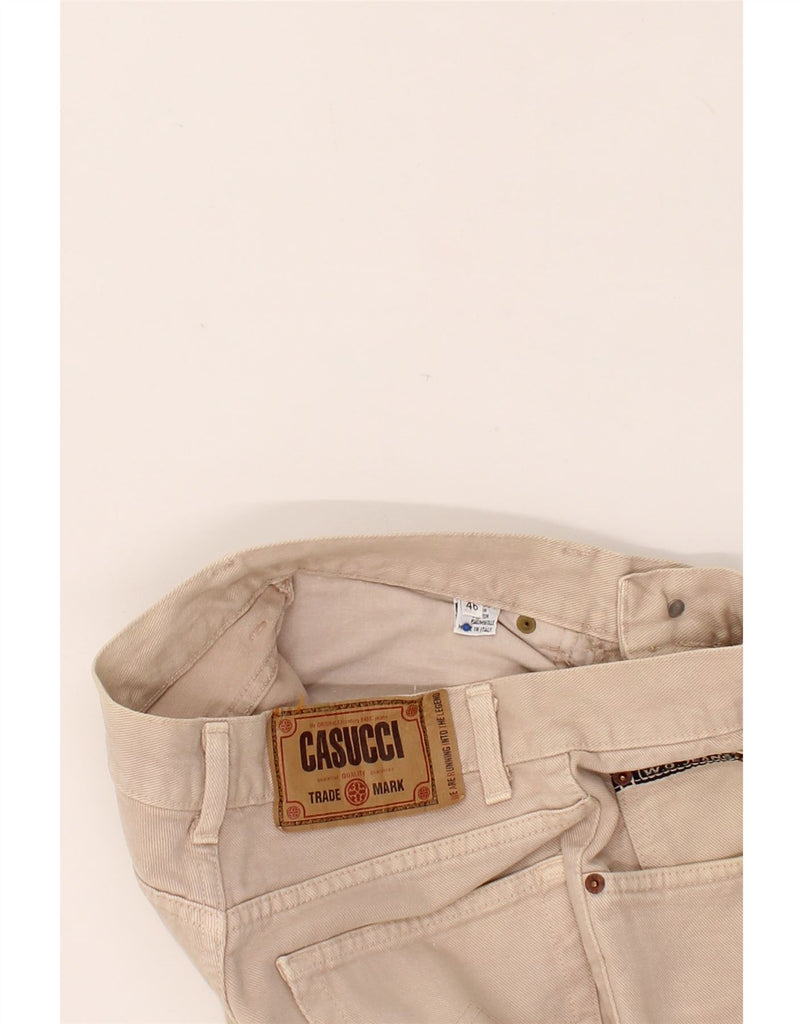 CASSUCI Mens Straight Jeans IT 46 Small W28 L30 Beige Cotton Vintage Cassuci and Second-Hand Cassuci from Messina Hembry 