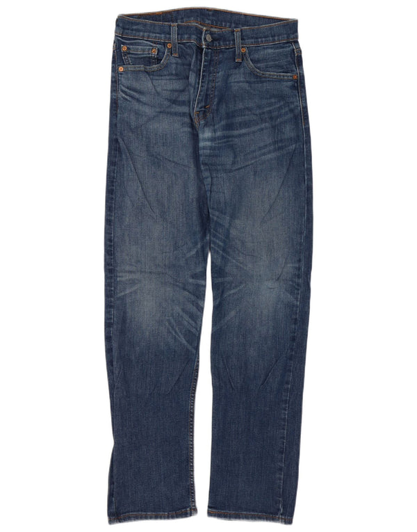 Levi's Mens 513 Slim Jeans W30 L32 Blue Cotton