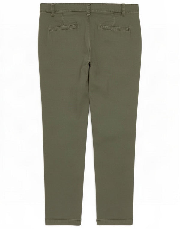 Gap Womens Girlfriend Tapered Chino Trousers US 10 Large W32 L27 Green