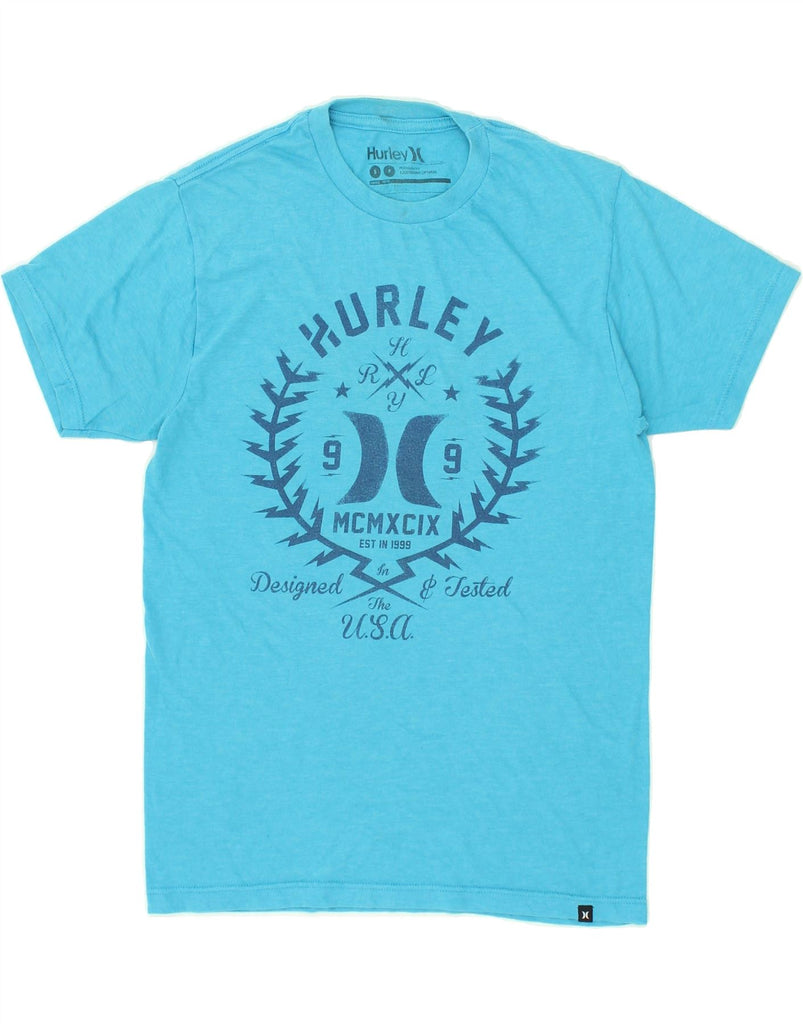 HURLEY Mens Premium Fit Graphic T-Shirt Top Small Blue | Vintage Hurley | Thrift | Second-Hand Hurley | Used Clothing | Messina Hembry 