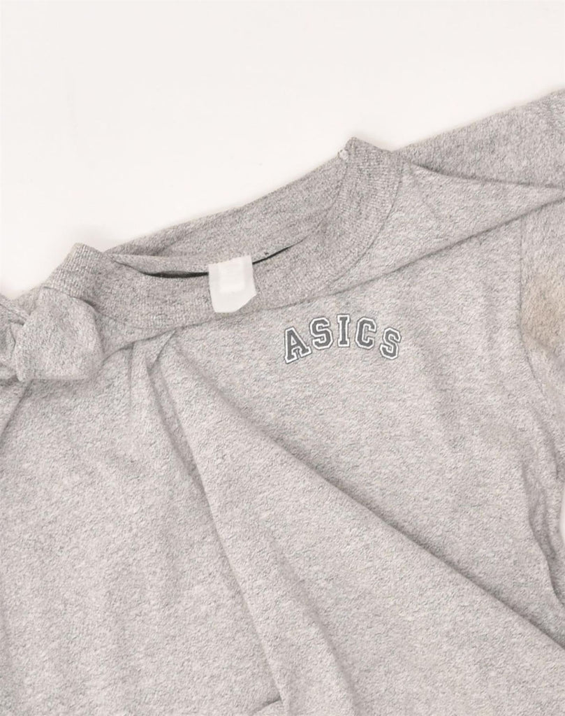 ASICS Mens T-Shirt Top Small Grey | Vintage Asics | Thrift | Second-Hand Asics | Used Clothing | Messina Hembry 