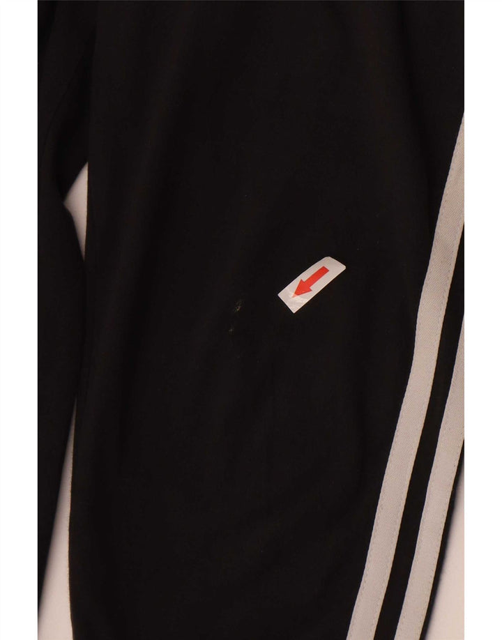 Adidas Womens Slim Fit Leggings UK 12 Medium Black Cotton