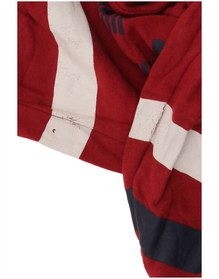 Superdry Mens Graphic Sweatshirt Jumper Small Red Colourblock Cotton