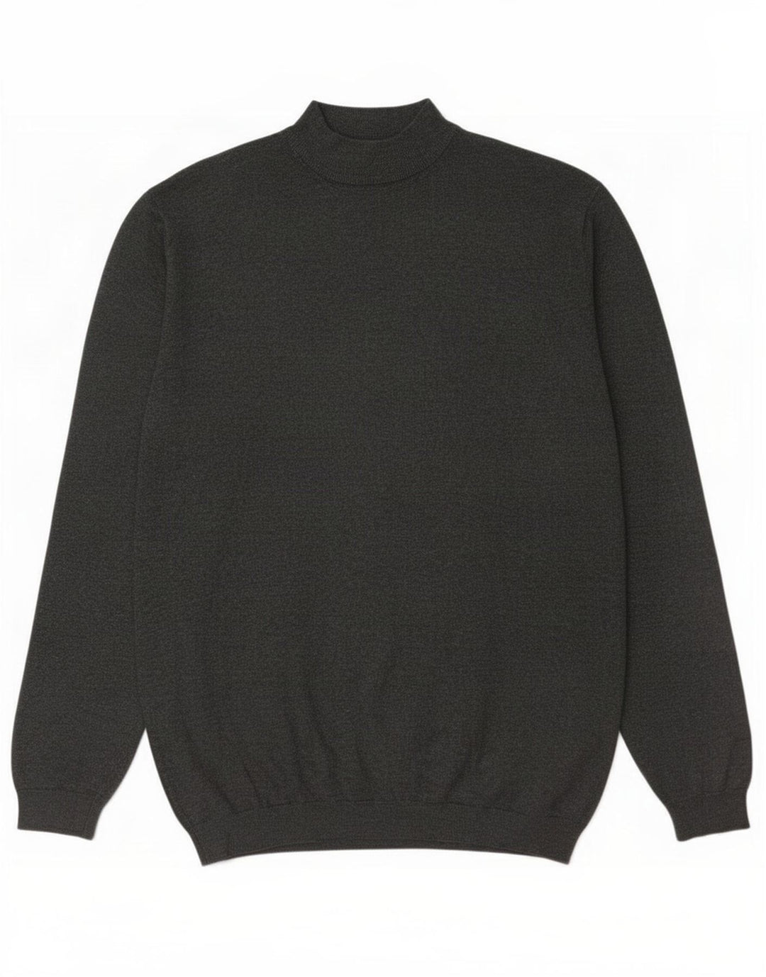 Zara Mens Turtle Neck Jumper Sweater Large Grey Viscose