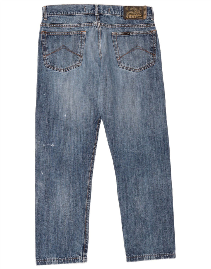Carrera Mens 710 Regular Straight Jeans W34 L28 Blue Cotton