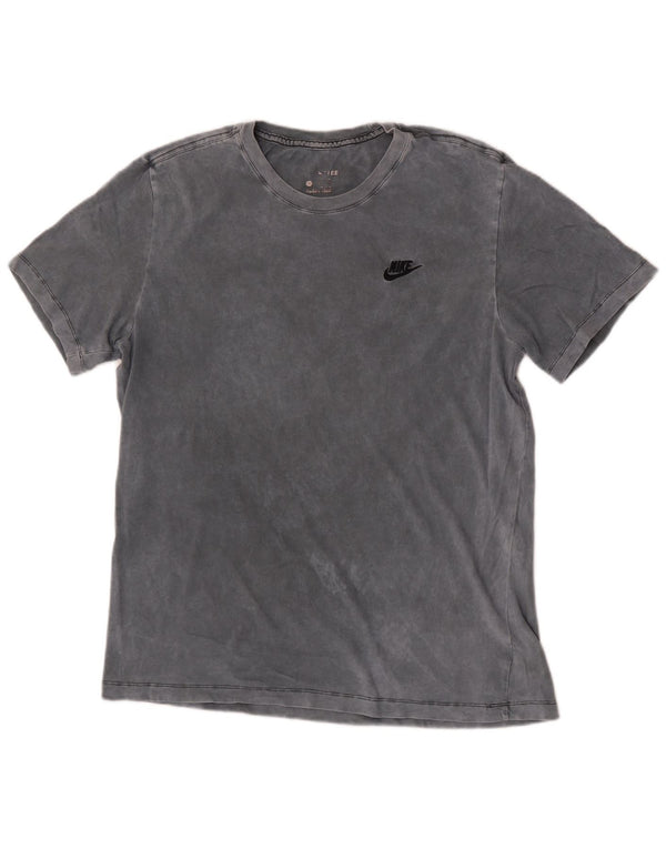 Nike Mens T-Shirt Top Large Grey Tie Dye Cotton
