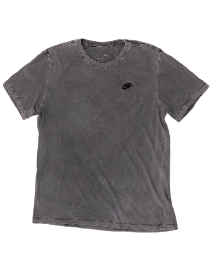 Nike Mens T-Shirt Top Large Grey Tie Dye Cotton