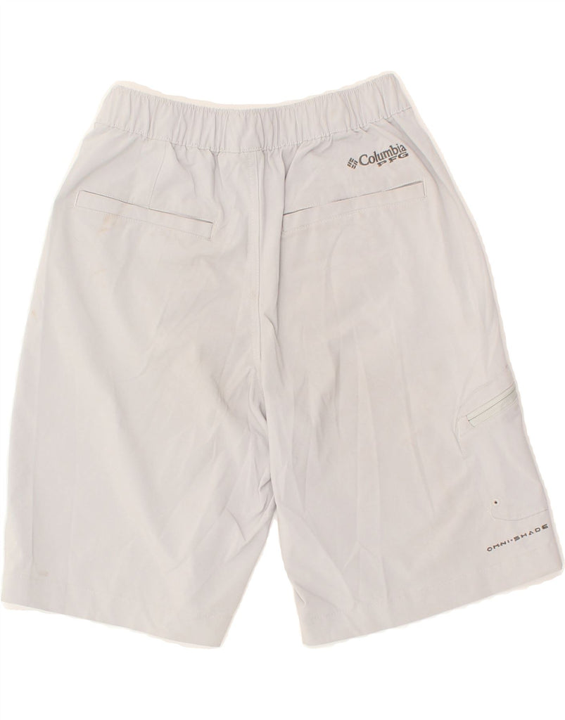 COLUMBIA Boys Sport Shorts 14-15 Years Large  Grey Polyester Vintage Columbia and Second-Hand Columbia from Messina Hembry 