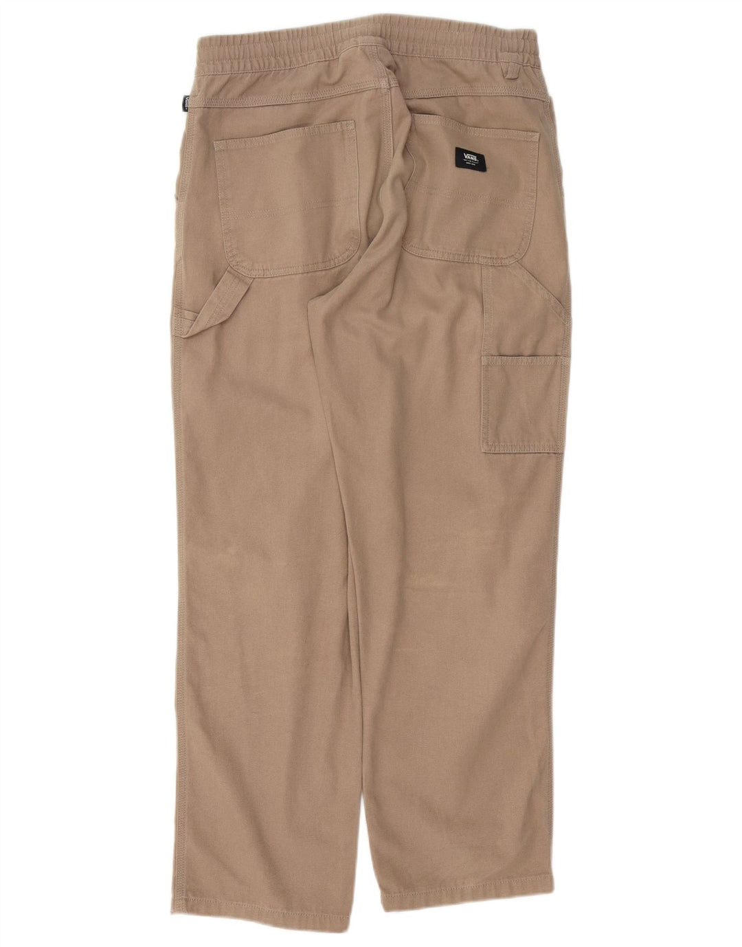 VANS Mens Straight Cargo Trousers Small W29 L28 Beige