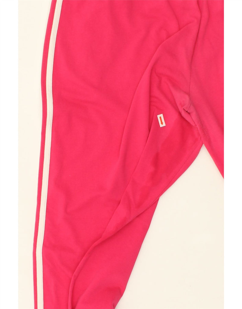 ADIDAS Womens Climalite Tracksuit Trousers UK 16/18 Large Pink Cotton | Vintage Adidas | Thrift | Second-Hand Adidas | Used Clothing | Messina Hembry 