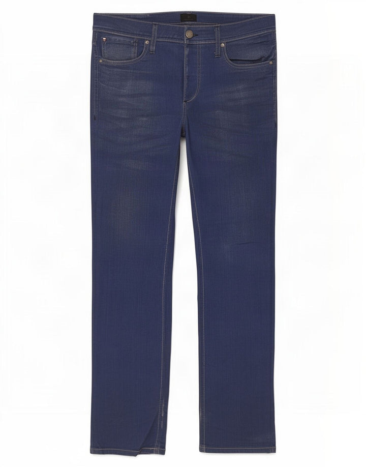 Jack & Jones Mens Straight Jeans W34 L32 Blue