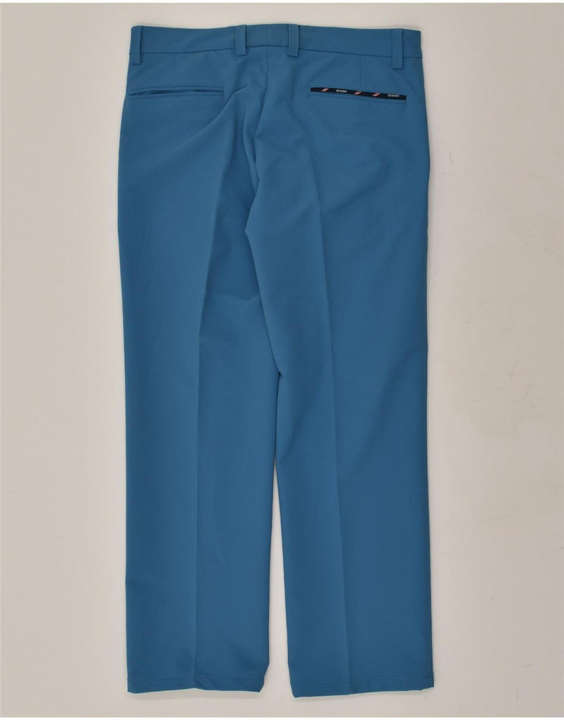 COLMAR Mens Straight Suit Trousers IT 50 Large W36 L29 Blue Nylon | Vintage Colmar | Thrift | Second-Hand Colmar | Used Clothing | Messina Hembry 