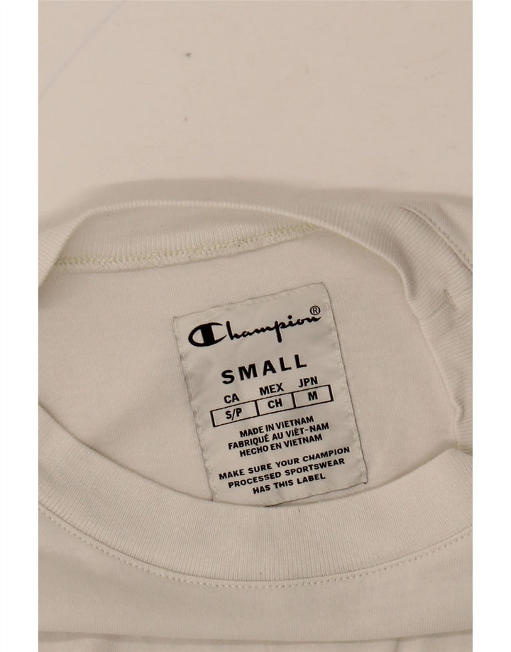 CHAMPION Mens T-Shirt Top Small White