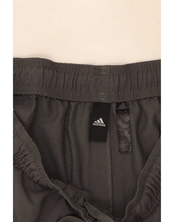 Adidas Mens Sport Shorts Large Grey Polyester