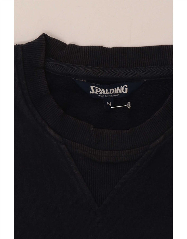 Spalding Mens Sweatshirt Jumper Medium Navy Blue