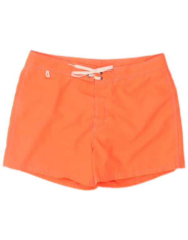 Sundek Mens Swimming Shorts Large  Orange Polyester
