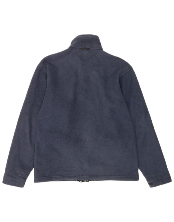 Jack Wolfskin Boys Liner Fleece Jacket 13-14 Years Navy Blue Polyester