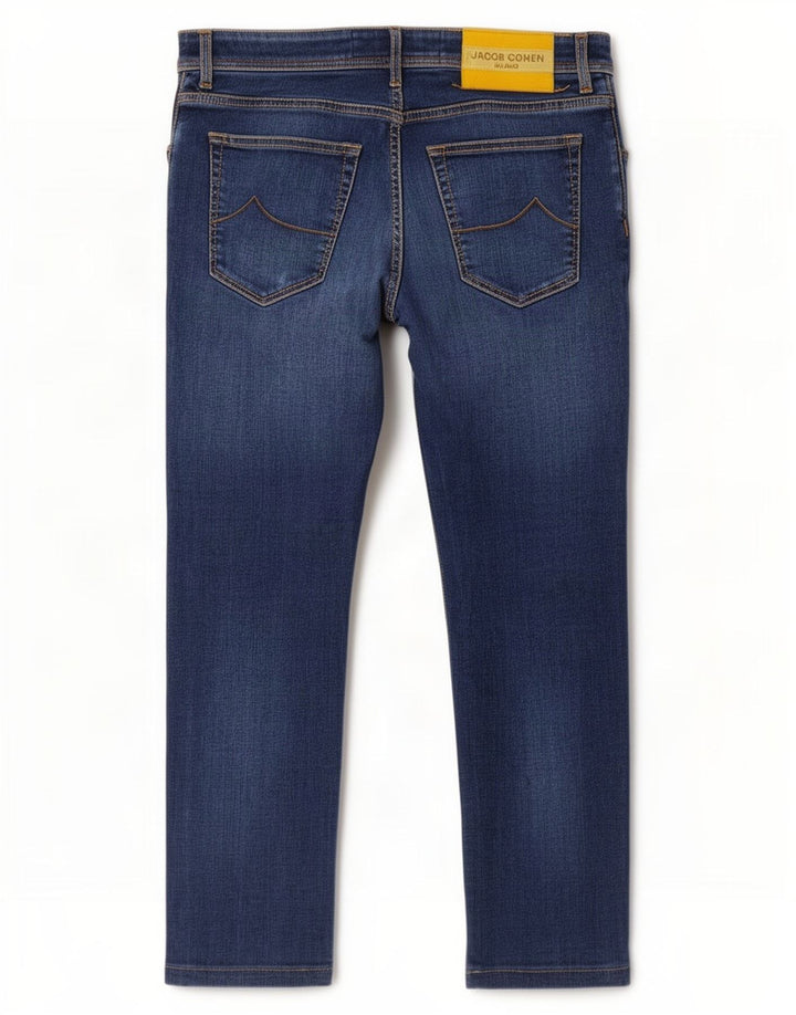 Jacob Cohen Mens Cropped Jeans W34 L25 Blue Cotton