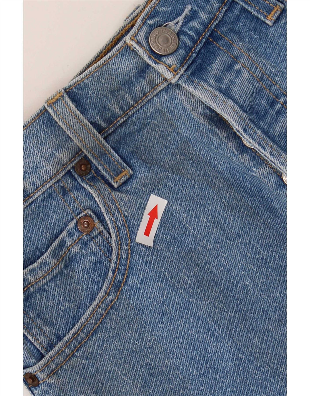 Levi's Womens Denim Shorts W26 Small Blue Cotton