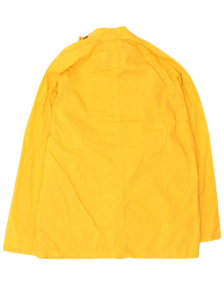 Carrera Mens Graphic Rain Jacket UK 40 Large Yellow Polyamide
