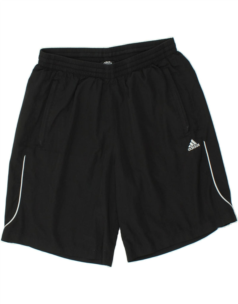 ADIDAS Mens Climalite Sport Shorts Large Black Polyester | Vintage Adidas | Thrift | Second-Hand Adidas | Used Clothing | Messina Hembry 